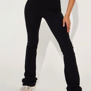 Women's Black Flared Pants
